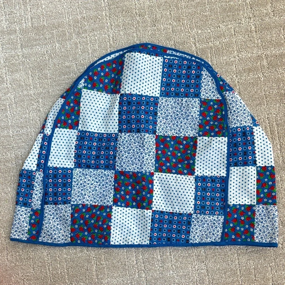Vintage Mixer Cover Patchwork Blue and White from Appalachian Craftsmen